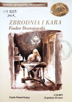 DOSTOJEWSKI FIODOR - ZBRODNIA I KARA. okładka książki audio