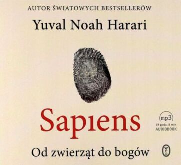 HARARI YUVAL NOAH - SAPIENS. OD ZWIERZĄT DO BOGÓW. okładka ksiązki audio