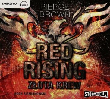 BROWN PIERCE - RED RISING 1. ZŁOTA KREW. okładka książki audio
