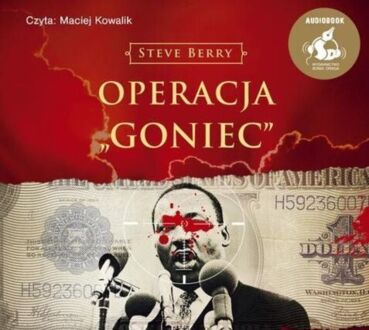BERRY STEVE – COTTON MALONE 13. OPERACJA GONIEC. okładka książki audio