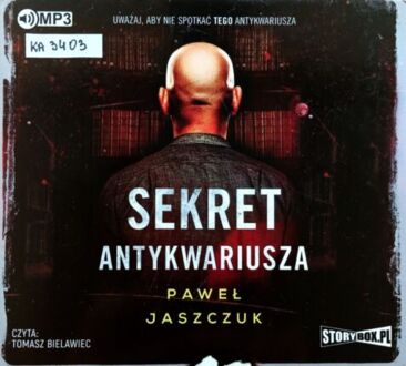 JASZCZUK PAWEŁ - SEKRET ANTYKWARIUSZA. okładka ksiązki audio