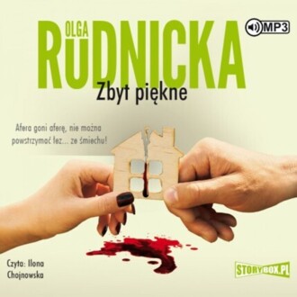 RUDNICKA OLGA - ZBYT PIĘKNE. okładka książki audio