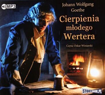 GOETHE JOHANN WOLFGANG - CIERPIENIA MŁODEGO WERTERA. okładka książki audio