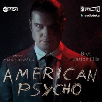 ELLIS BRET EASTON - AMERICAN PSYCHO. okładka książki audio