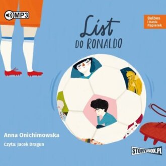 ONICHIMOWSKA ANNA – BULBES I HANIA PAPIEREK 4. LIST DO RONALDO. okładka książki audio