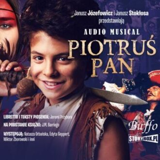 PIOTRUŚ PAN (AUDIO MUSICAL). okładka książki audio