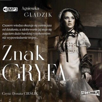 GŁADZIK AGNIESZKA - ZNAK GRYFA. okładka książki audio