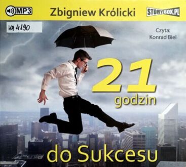 KRÓLICKI ZBIGNIEW - 21 GODZIN DO SUKCESU. okładka książki audio