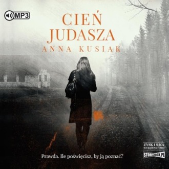 KUSIAK ANNA - CIEŃ JUDASZA. okładka ksiązki audio