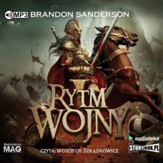 SANDERSON BRANDON - ARCHIWUM BURZOWEGO ŚWIATŁA 4.1 RYTM WOJNY 1. okładka książki audio