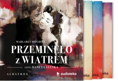 MITCHELL MARGARET - PRZEMINĘŁO Z WIATREM. okładka ksiązki audio