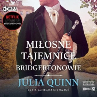 QUINN JULIA – BRIDGERTONOWIE 4. MIŁOSNE TAJEMNICE. okładka książki audio