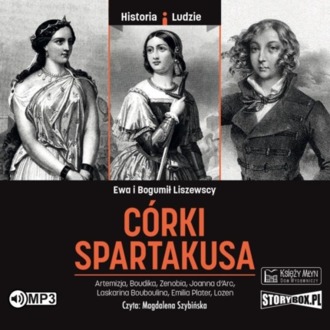 LISZEWSCY EWA i BOGUMIŁ - CÓRKI SPARTAKUSA. okładka książki audio