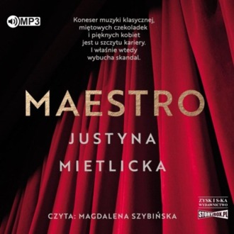 MIETLICKA JUSTYNA - MAESTRO. okładka książki audio