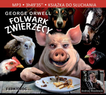 ORWELL GEORGE - FOLWARK ZWIERZĘCY. okładka książki audio