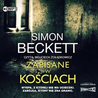 BECKETT SIMON - DAVID HUNTER 2. ZAPISANE W KOŚCIACH. okładka książki audio