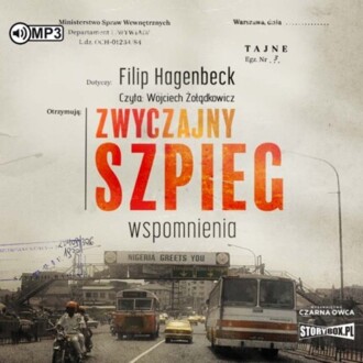 HAGENBECK FILIP - ZWYCZAJNY SZPIEG. WSPOMNIENIA. okładka książki audio