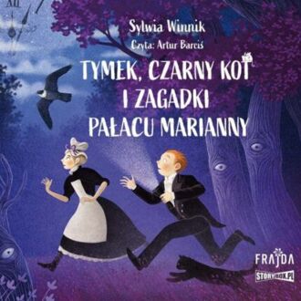 WINNIK SYLWIA - CZARNY KOT 1. TYMEK, CZARNY KOT I ZAGADKI PAŁACU MARIANNY. okładka ksiązki audio