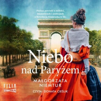 NIEMTUR MAŁGORZATA - NIEBO NAD PARYŻEM. okładka książki audio