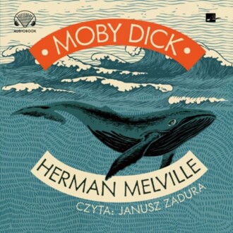 MELVILLE HERMAN - MOBY DICK. okładka ksiązki audio