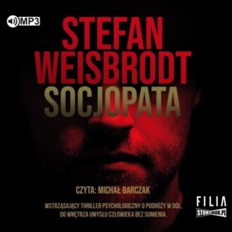 WEISBRODT STEFAN - SOCJOPATA. okładka książki audio