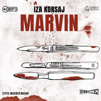 KORSAJ IZA - MARVIN. Okładka książki audio
