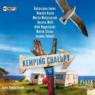 KEMPING CHAŁUPY 9. Okładka książki audio