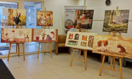 MAŁA KSIĄŻKA - WIELKA SZTUKA. INSTYTUT KSIĄŻKI. WYSTAWA ILUSTRACJI EMILII DZIUBAK