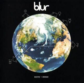 BLUR - Bustin' + Dronin'. Okładka płyty